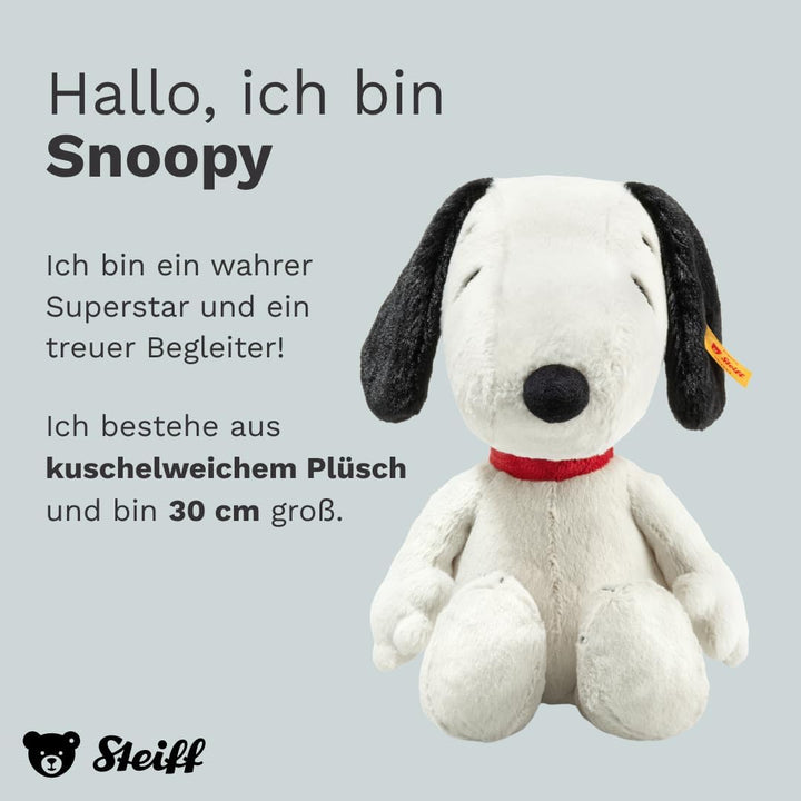 Steiff Kuscheltier Snoopy, Süsses Stofftier, Jungen, Mädchen & Babys ab 0 Monaten, Friends, Plüschti