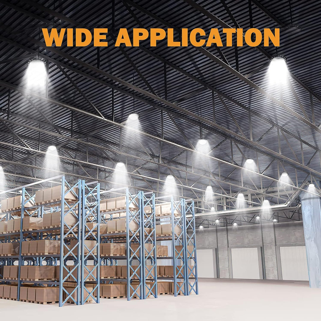 Blivrig 200W Led UFO Industrielampe,Werkstatt Hallenbeleuchtung kaltweiss 6500K,UFO Werkstattlampe L