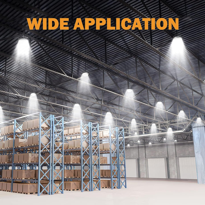 Blivrig 200W Led UFO Industrielampe,Werkstatt Hallenbeleuchtung kaltweiss 6500K,UFO Werkstattlampe L