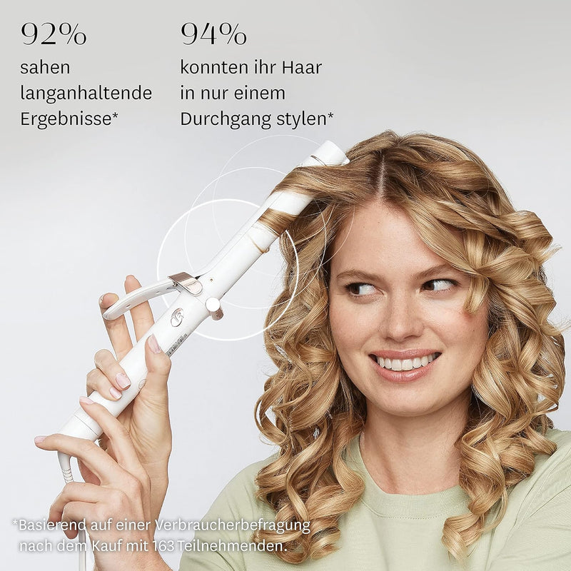 T3 SinglePass Curl – Professioneller Lockenstab – Langer Locken- und Stylingstab aus spezieller Kera