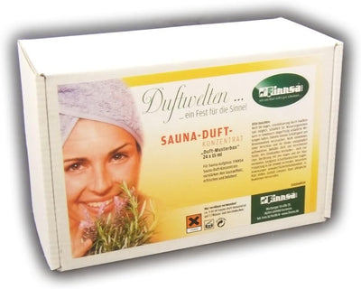 Finnsa Exclusiv Duftbox 24x15ml Saunaaufguss Saunakonzentrat Saunaduft Aufguss