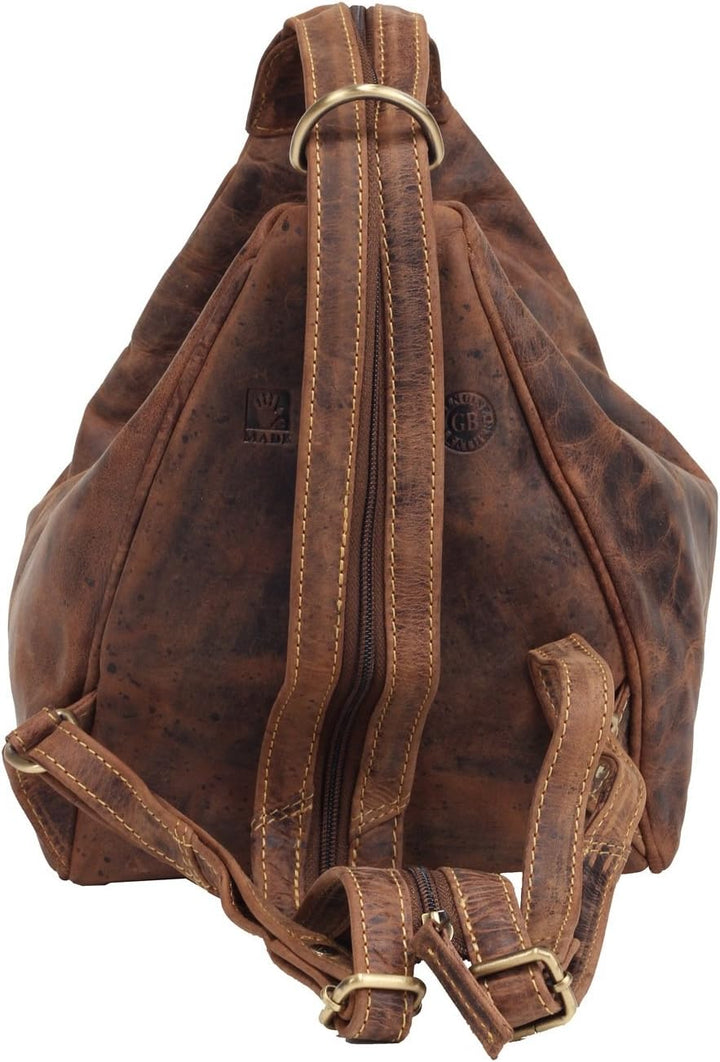 Greenburry Vintage Rucksack antikbraun, Braun