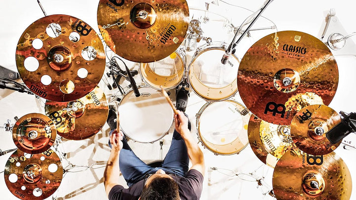 Meinl Cymbals Classics Custom Brilliant Trash Splash 12 Zoll (Video) Schlagzeug Becken (30,48cm) B12