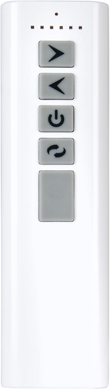 Casafan Eco Genuino Deckenventilator MW-NT - Low Power Weisser Motor/Naturholz-Spas (180 cm)