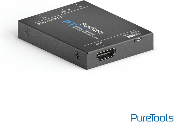 PureTools HDCP-Konverter mit Down-Scaling, HDCP 2.3 auf HDCP 1.4, 4K Skalierung auf 1080p, 4K(60Hz 4