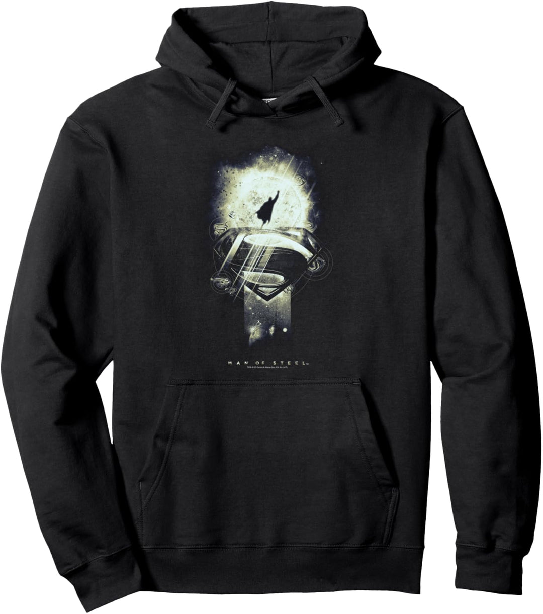 Superman Man of Steel Space Glow Pullover Hoodie