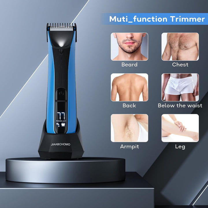 Wasserdichter intimrasierer mann für empfindliche Haut – Kabelloser Trimmer mit Hautschutz und einst