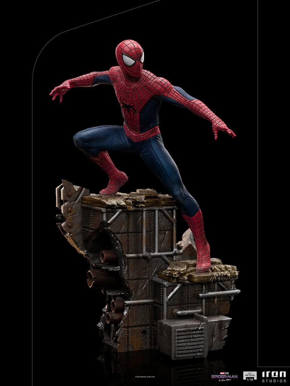 Iron Studios MARCAS66222-10 Spider-Man No Way Home Figur Peter #3, Massstab 1:10
