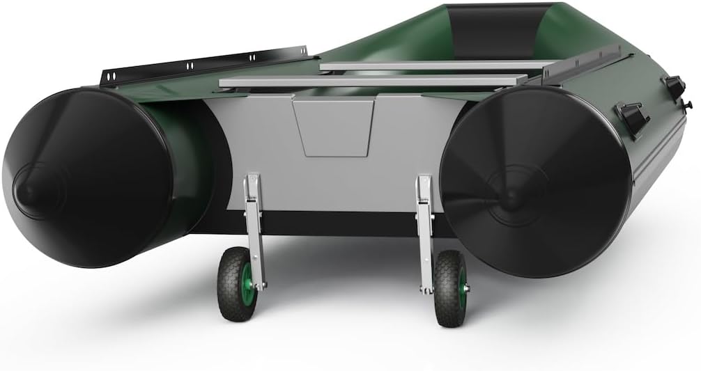 SUPROD Slipräder, Heckräder, Transporträder für Schlauchboot, mit EIN-Hand Bedienfunktion, HD200, Ed