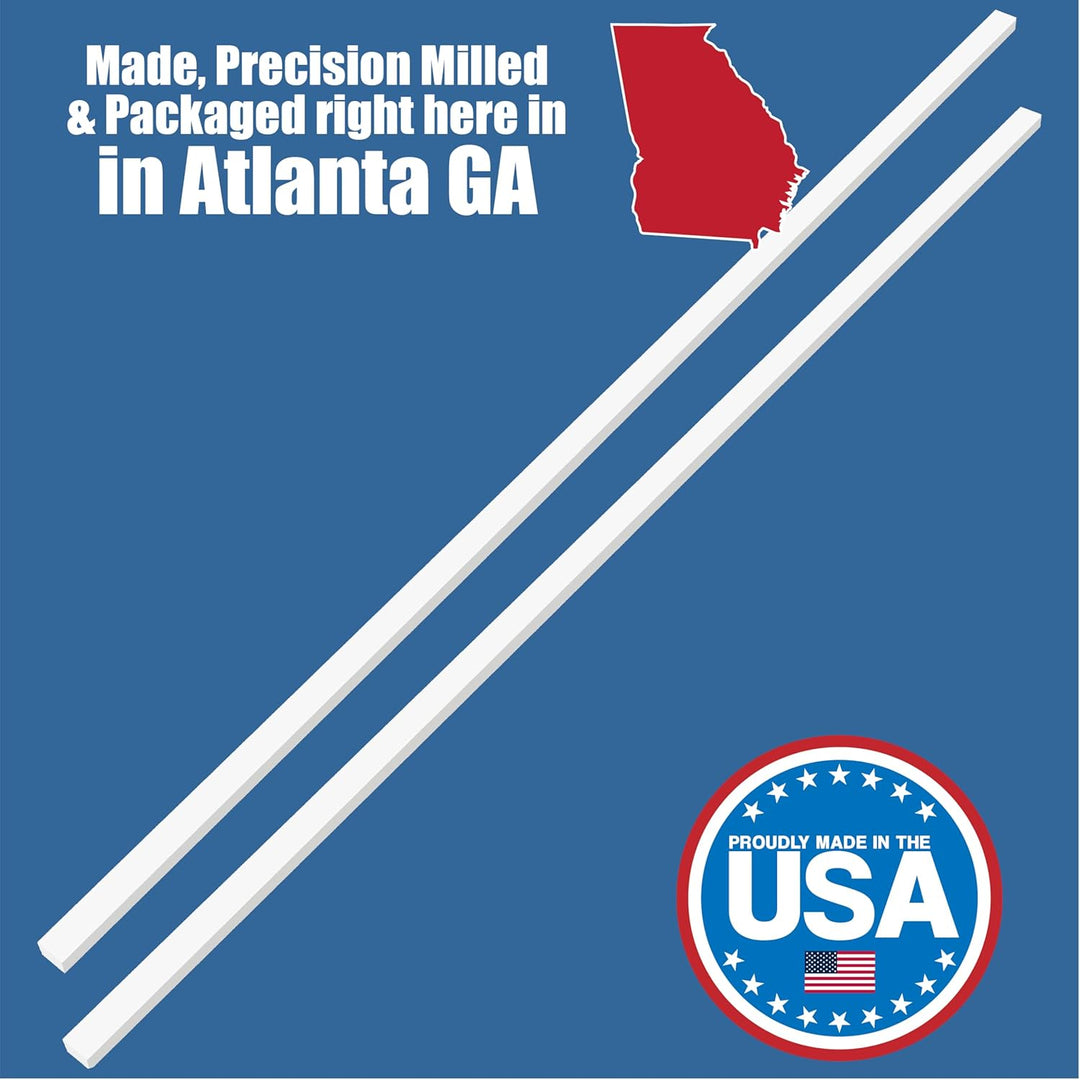UHMW Precision Milled Bar 3/4" X 3/8" X 36" For Jigs, Fixtures or Miter Slots (size 3/4" x 3/8"). Sl