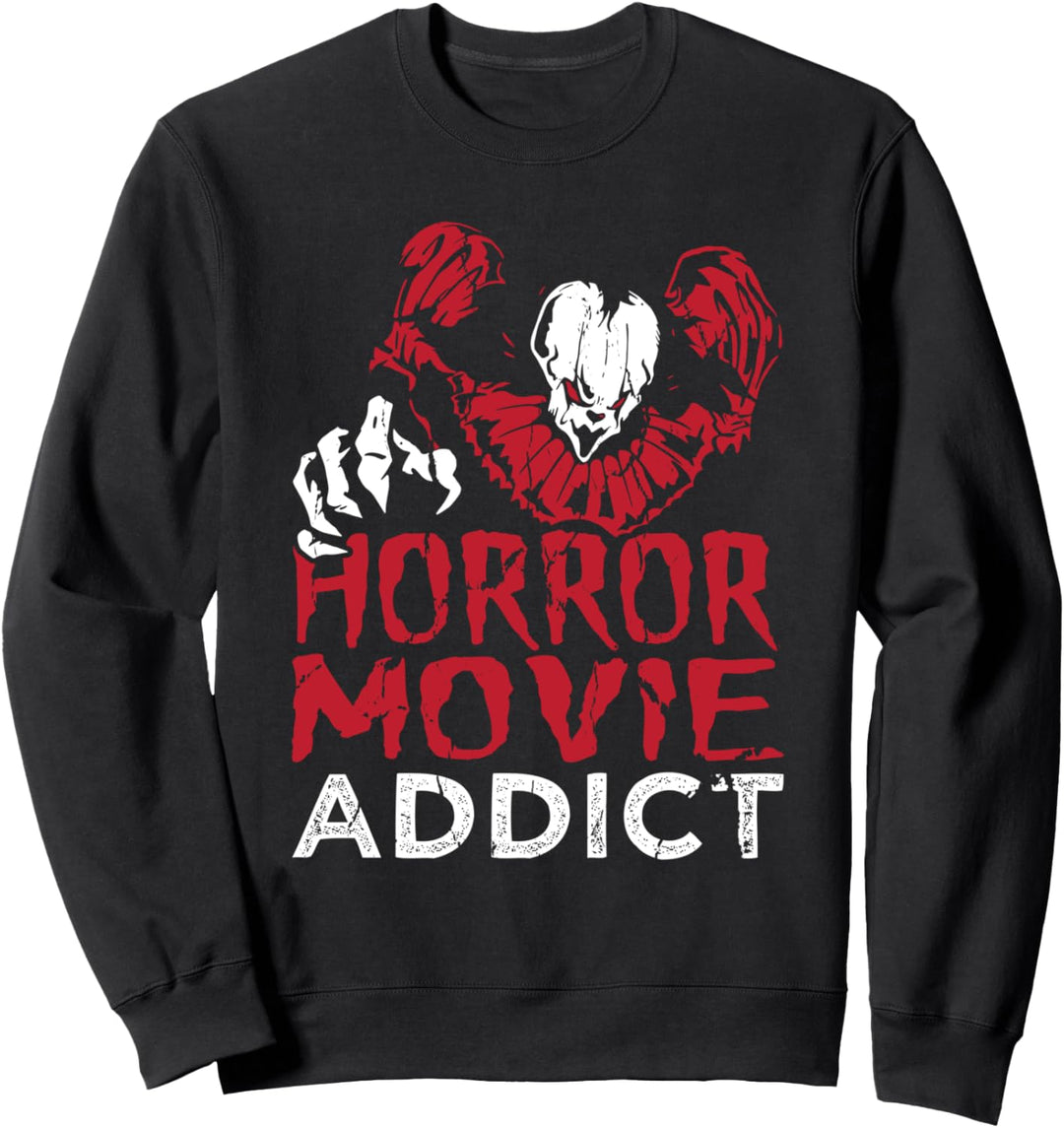 Horror Movie Addict Gruselfilm Lover Halloween Horror Film Sweatshirt