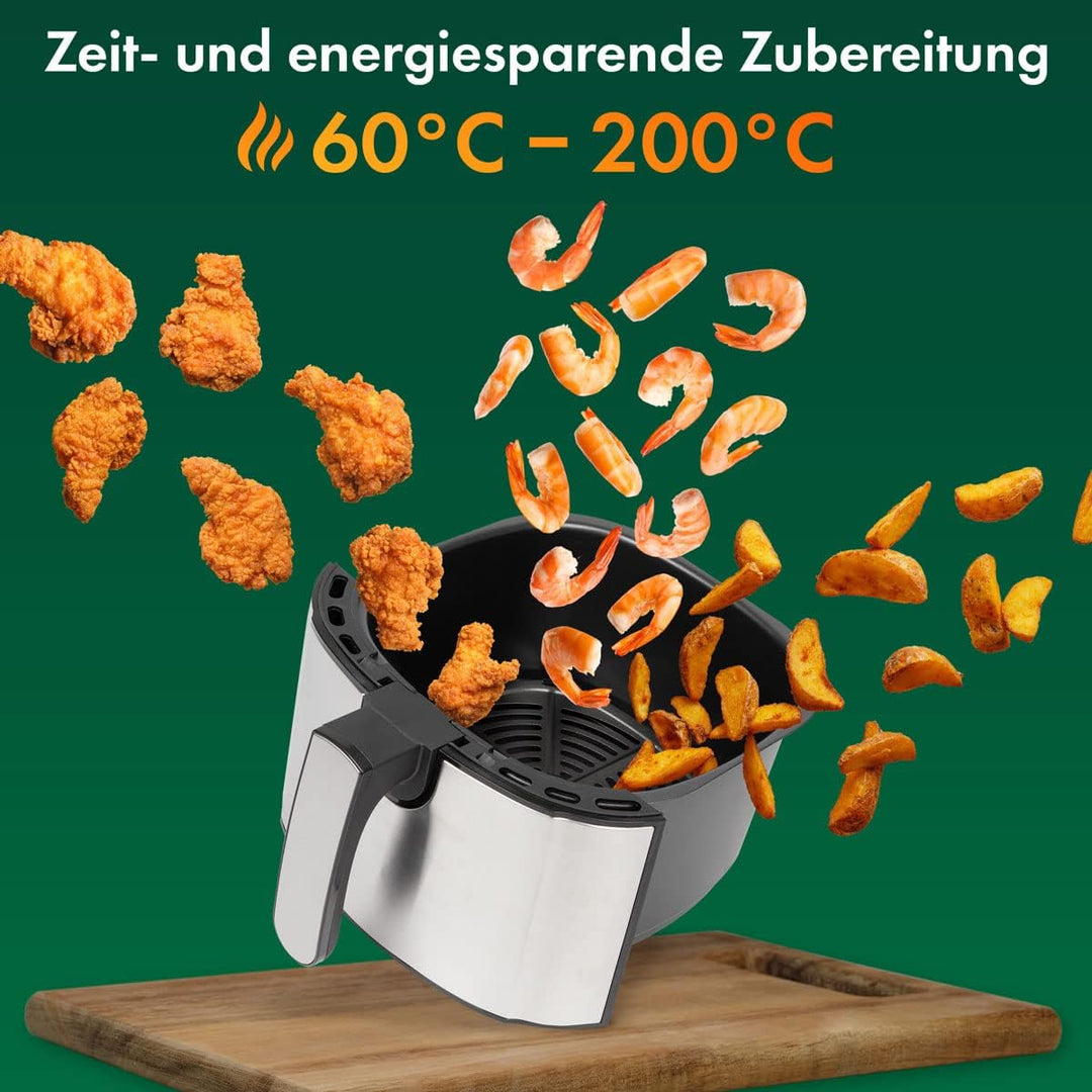 ProfiCook® Heissluftfriteuse PC FR 1239 H - Friteuse Heissluft 5,5L XXL Kapazität, Öl- und fettfreie