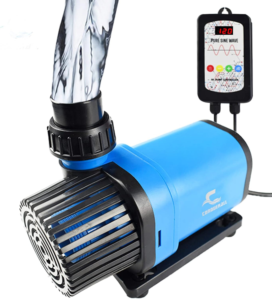 CONQUERALL 24V DC Wasserpumpe 1320GPH 30W Aquarium Pumpe Aquarium Pumpe Grosser Durchfluss hoher Auf