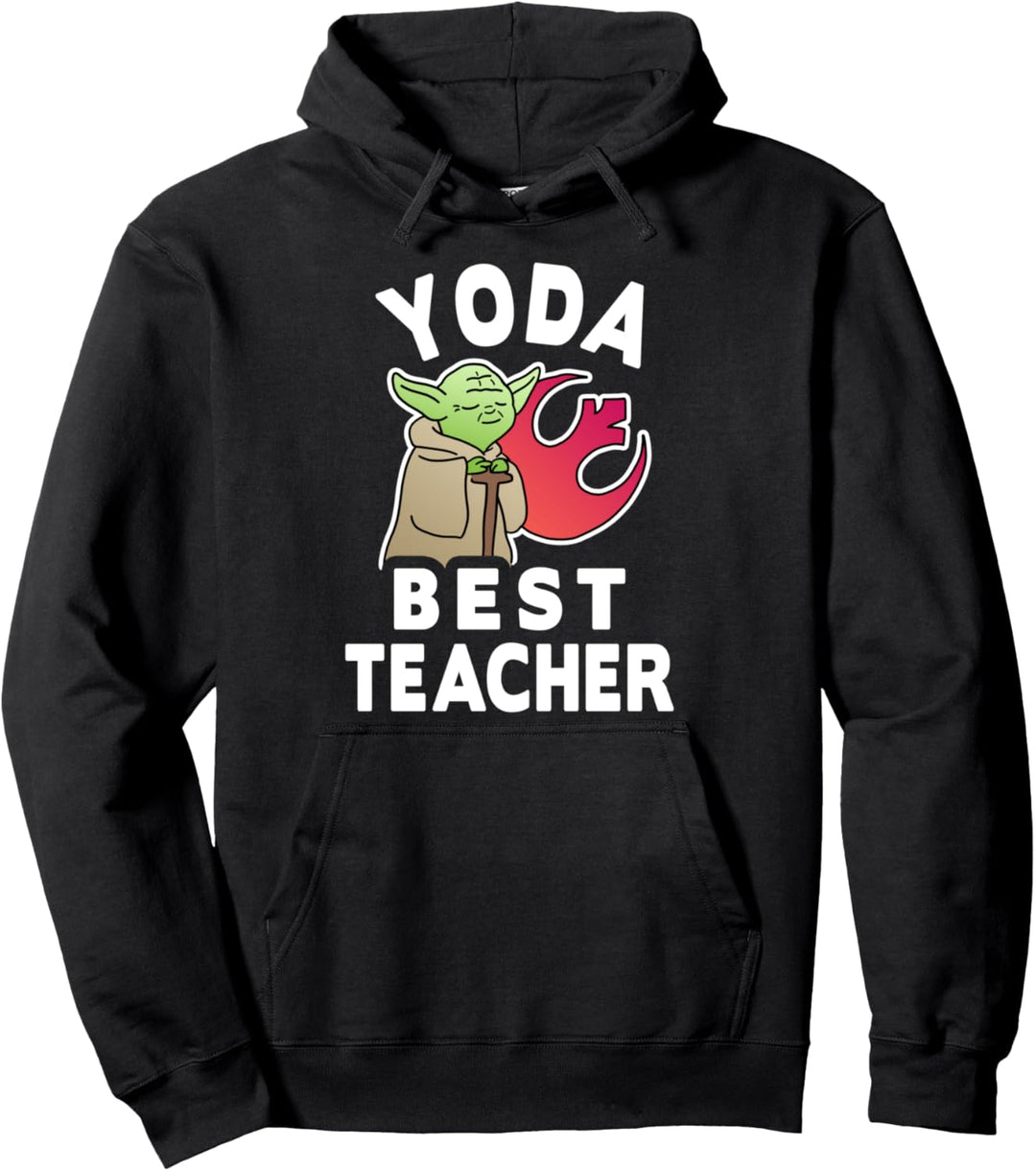 Star Wars Yoda Best Teacher Rebel Logo Pullover Hoodie