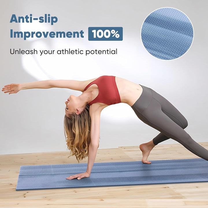 Avoalre Yogamatte faltbar, 173 x 61 cm, 5 mm – Handliche &amp; klappbare Yoga-Matte für Reise, Unterwegs