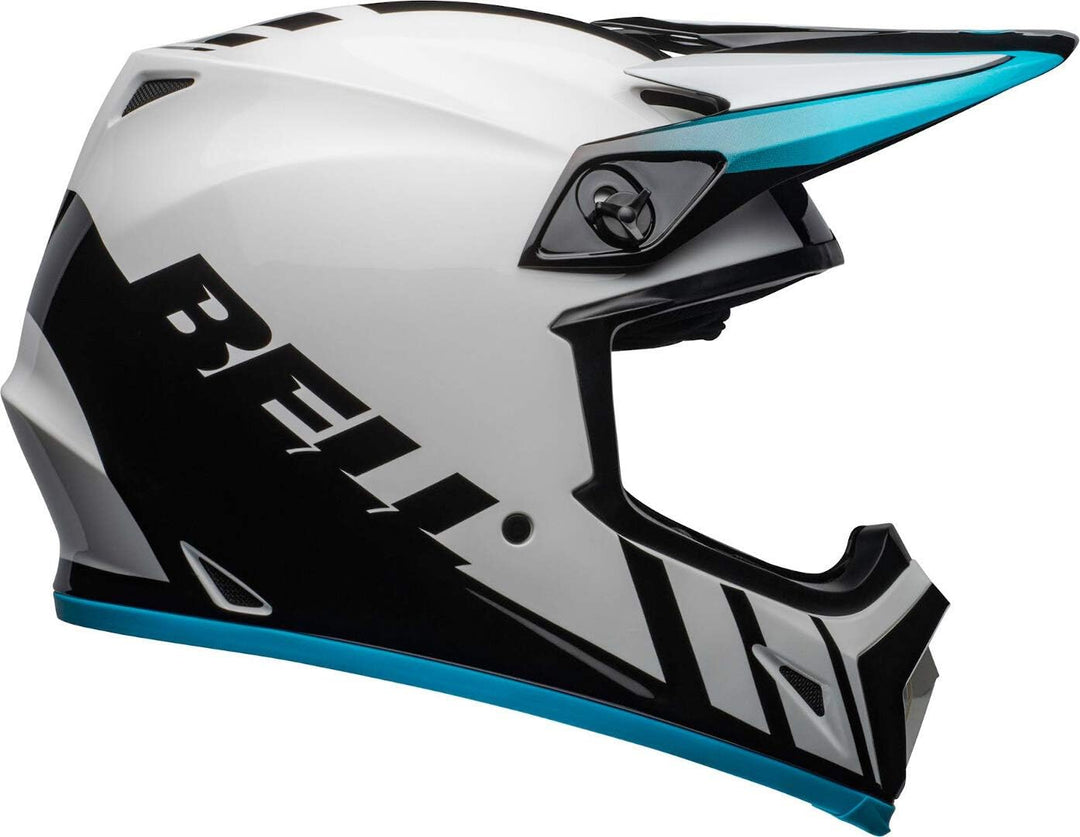 Bell Crosshelm MX-9 MIPS® Strike Dash White/Blue-S