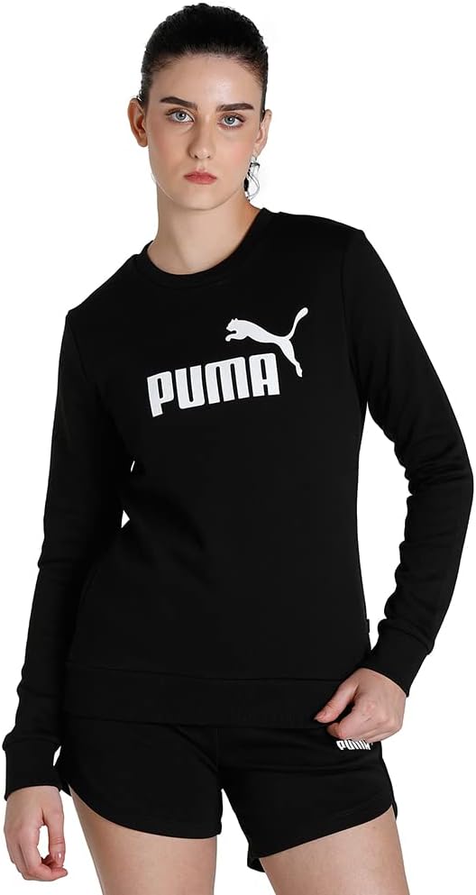 PUMA Damen Pullover, , XS Puma Black, XS Puma Black