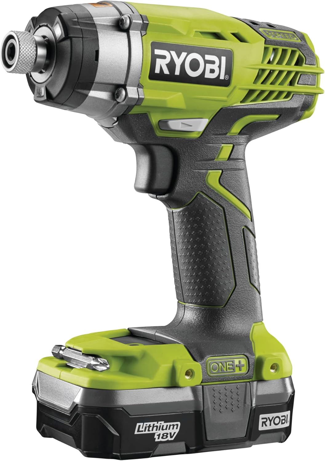 RYOBI 18 V ONE+ Akku-Schlagschrauber R18ID3-0 (Drehmoment 220Nm, Leerlaufdrehzahl 0-3200 min⁻¹, Schl
