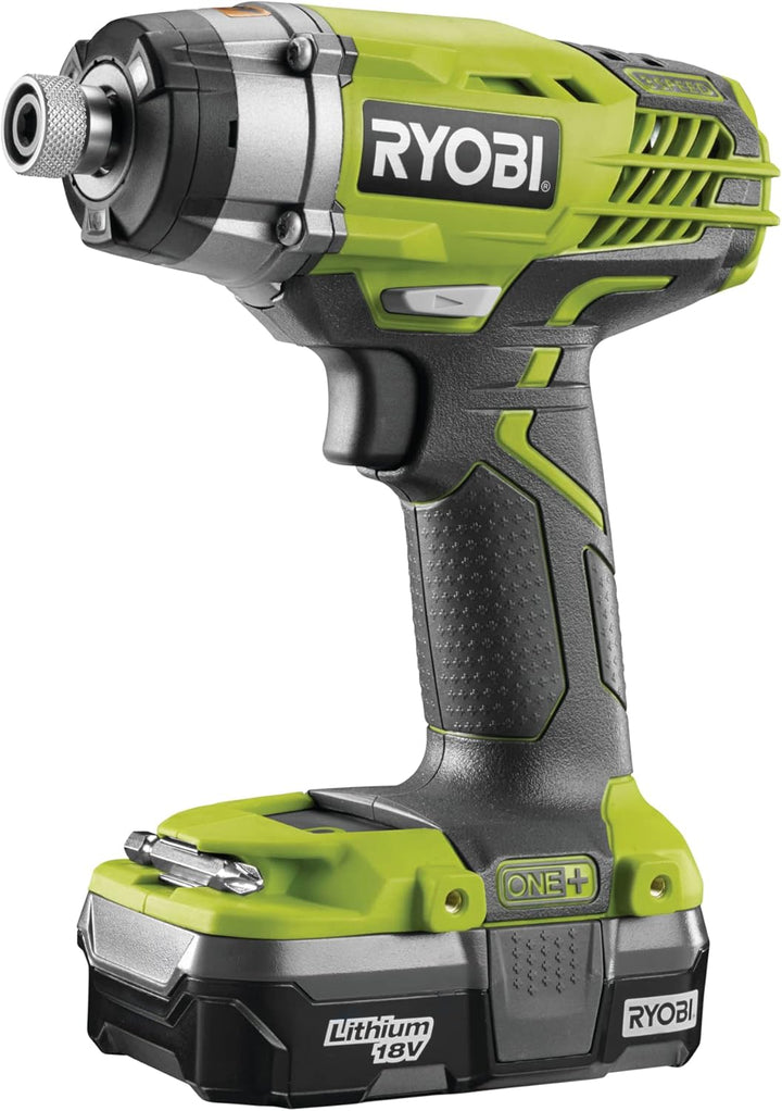 RYOBI 18 V ONE+ Akku-Schlagschrauber R18ID3-0 (Drehmoment 220Nm, Leerlaufdrehzahl 0-3200 min⁻¹, Schl