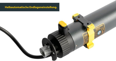 Schellenberg 17049 Raffstore Motor Plus 9 Nm, für aussen Jalousien bis zu 9m² Fläche, Steuerung manu