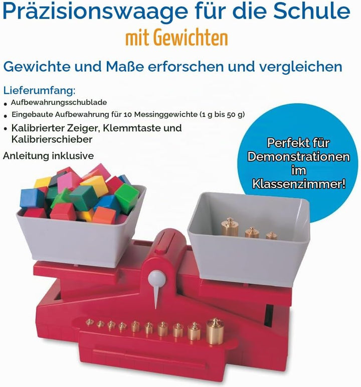 Learning Resources Präzise Schulwaage mit Gewichten
