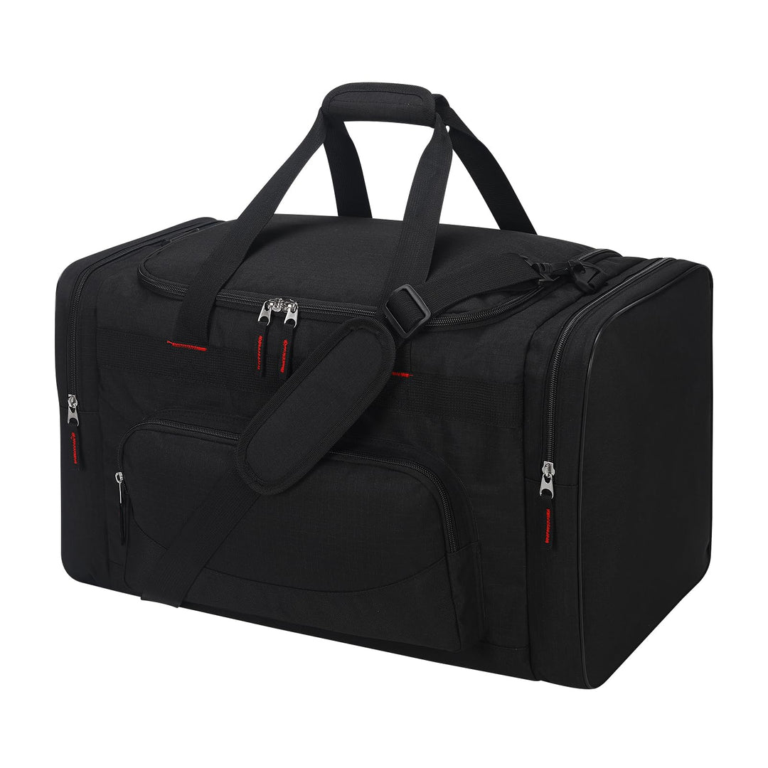 ZZY 55L Sporttasche Herren mit 2 Seitentaschen grosse Reisetasche für Fitness, Training und Reisen 5