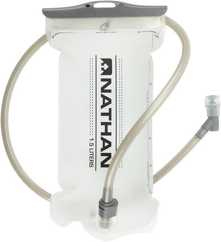 Nathan Trinkweste für Damen und Herren, 4 l, Laufweste mit 1,5 l Blase, anpassungsfähiger Rucksack,