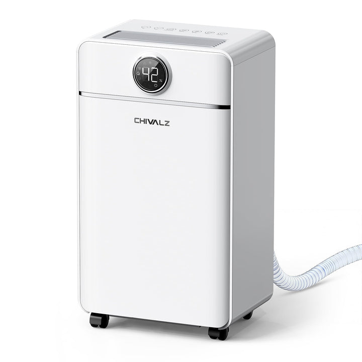 CHIVALZ Luftentfeuchter Elektrisch, Auto Raumentfeuchter Elektrisch 30m²/120m³, Raumentfeuchter mit