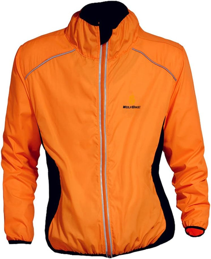 WOSAWE Herren-Fahrradjacke Winddichte wasserdichte MTB Mountainbike Jacket Für Radfahren, Joggen & W