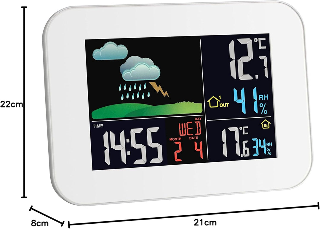 Funk-Wetterstation Primavera TFA 35.1136.02 mit Farbdisplay
