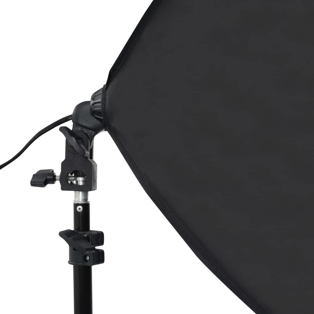vidaXL Fotostudio Set Softbox Leuchte Studioleuchte Studiolampe Hintergrund Hintergrundsystem Studio