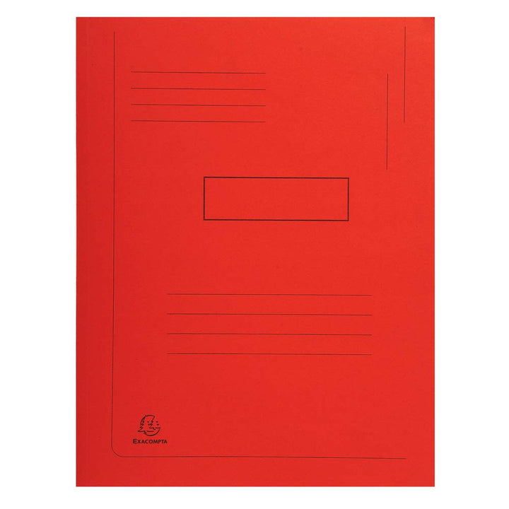 Exacompta 445003E Packung mit 50 Aktenmappen Forever, 2 Klappen (aus recyceltem Karton 280g/qm, umwe