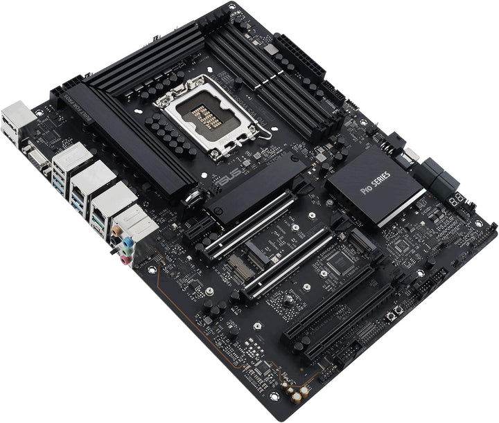 ASUS Pro WS W680-ACE IPMI Intel LGA1700 ATX Workstation Motherboard, 2xPCIe 5.0x16 Slot, DDR5, ECC-S