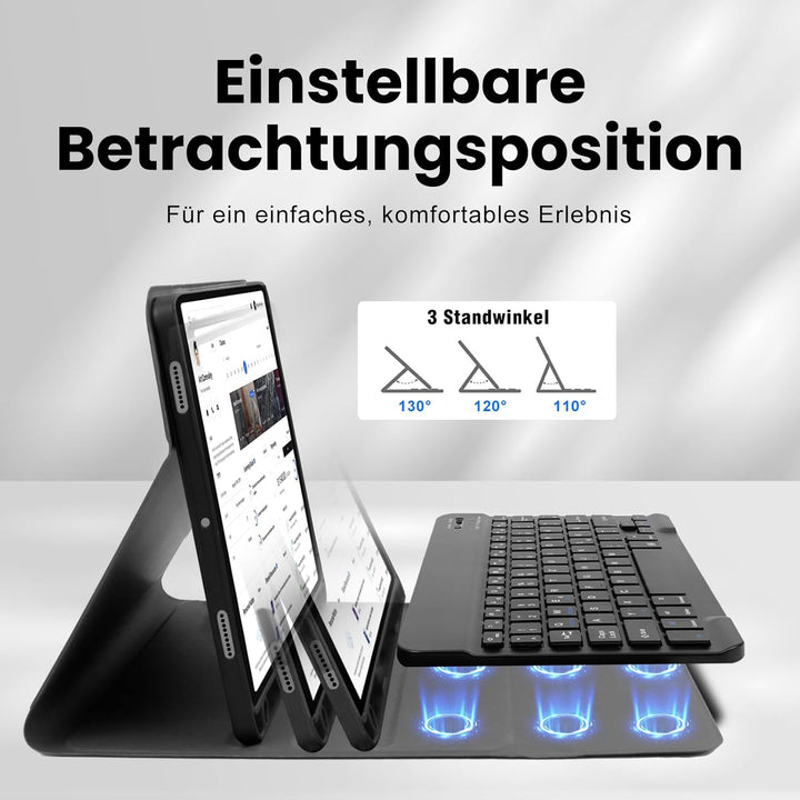 Tastatur Hülle für Samsung Galaxy Tab S11 2025 11 Zoll (SM-X730/X736B), Magnetisch Abnehmbare Blueto