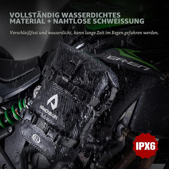 Motorrad Stossstangen Seitentasche Tasche Wasserdicht 6L/8L/15L Motor Sturzbügel Seitentaschen mit S