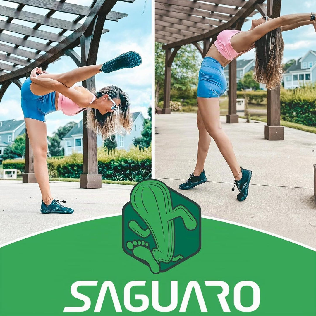 SAGUARO Unisex Minimalistische Barfussschuhe Traillaufschuhe Atmungsaktiv Schnell Trocknend Badeschu