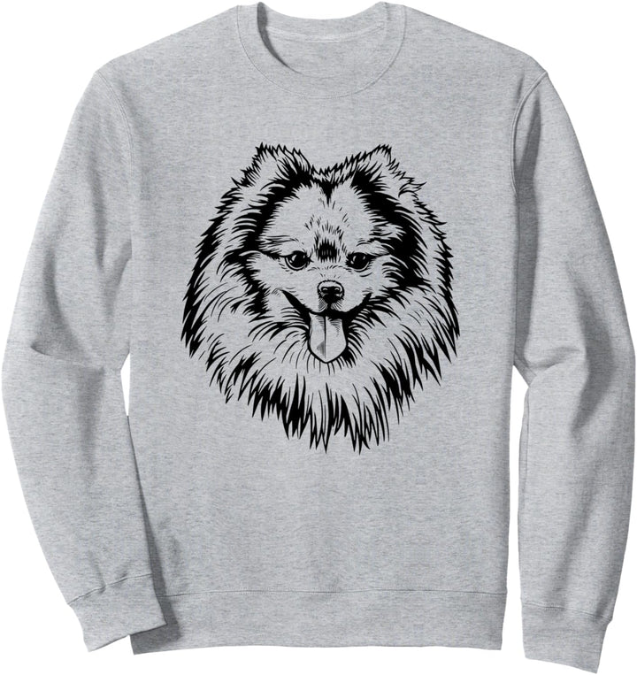 Zwergspitz Pomeranian Spitz Hund Hunde Damen Herren Kinder Sweatshirt