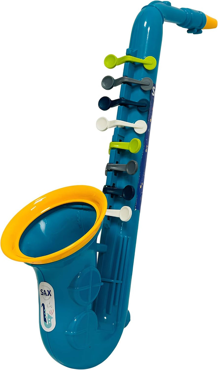 Trompete Spielzeug für Kinder 35 cm mit 4 Tasten Trompete Kunststoff Saxophon Spielzeug Saxophon 35