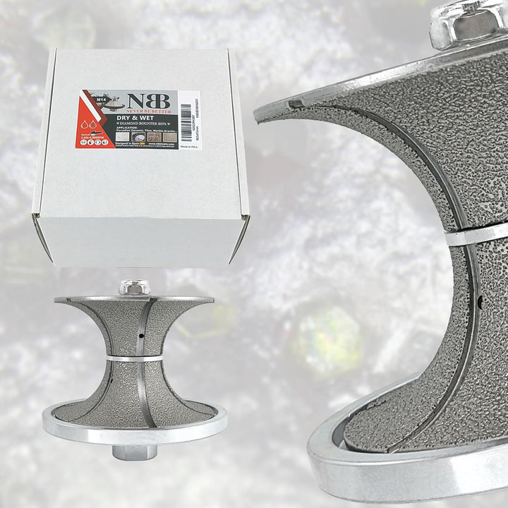 NBB Diamant-Profilscheibe Diamantfräser Fräsbohrer Trenn Reibahle Profilierungs-Bit für Porzellan Fl