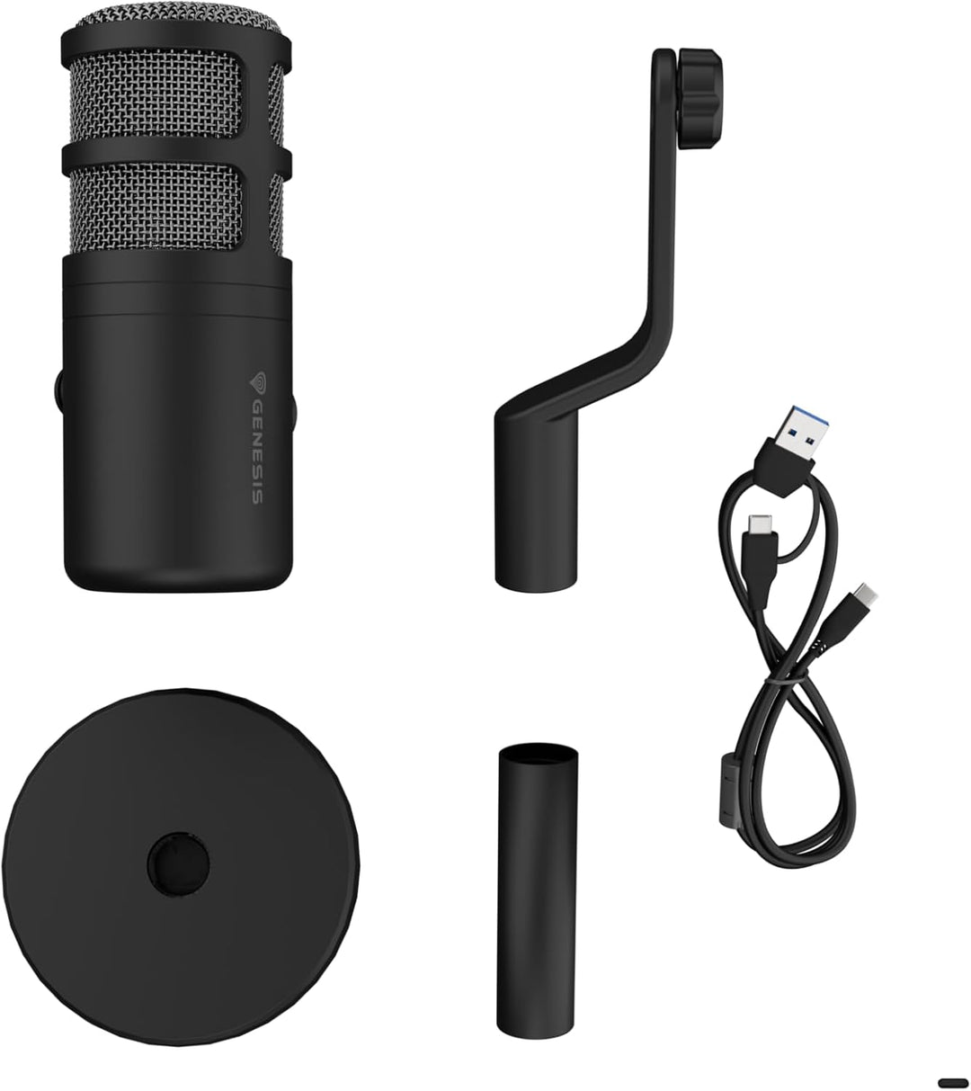 Genesis MICROFONO Radium 350D CONDENSADOR CARDIODE DINAMICO USB SOBREMESA, Radium 350D