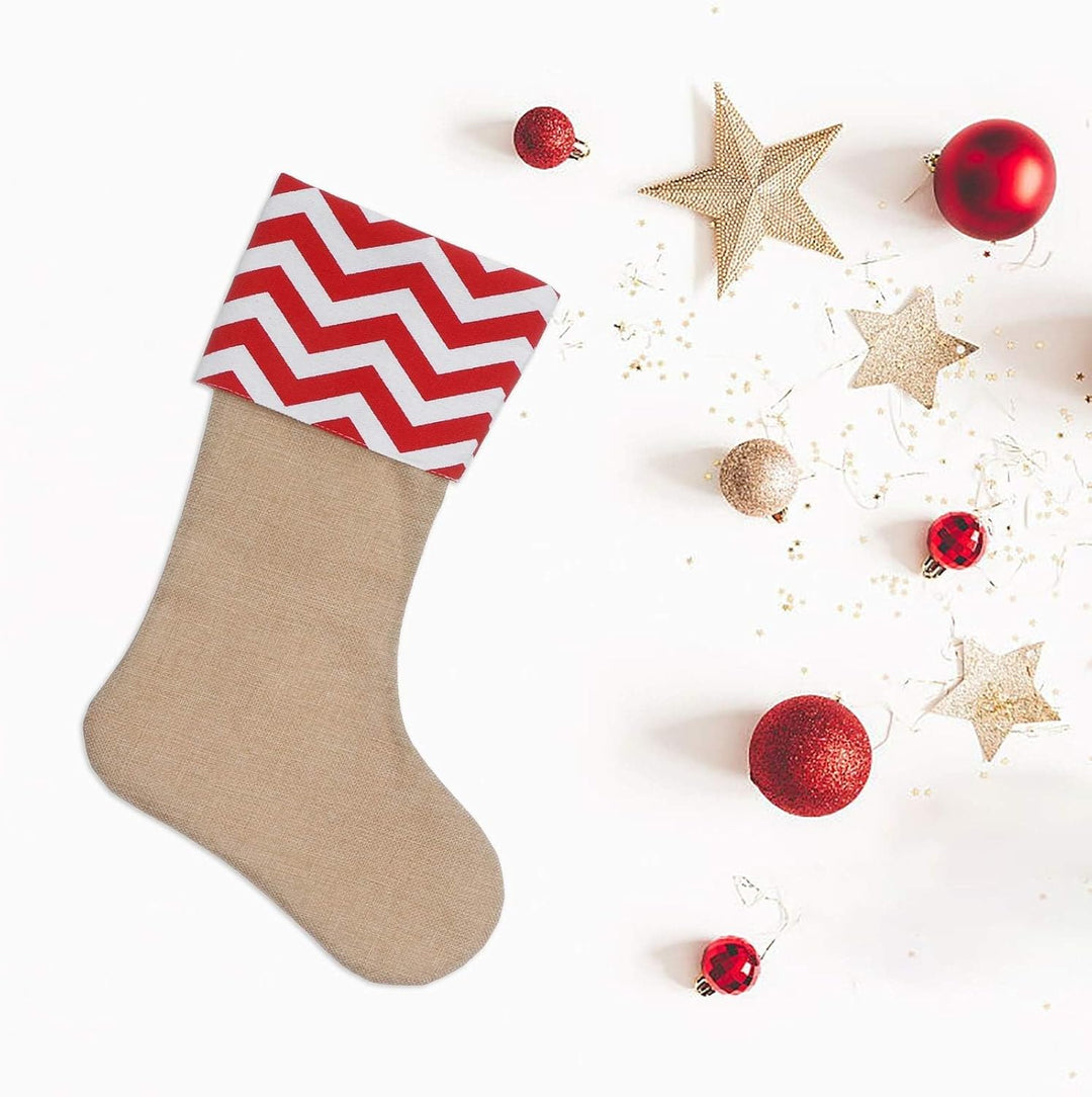 Sackleinen Weihnachtsstrumpf Weihnachten Socken Sackleinen Geshenkbeutel Weihnachtsdekoration Weihna