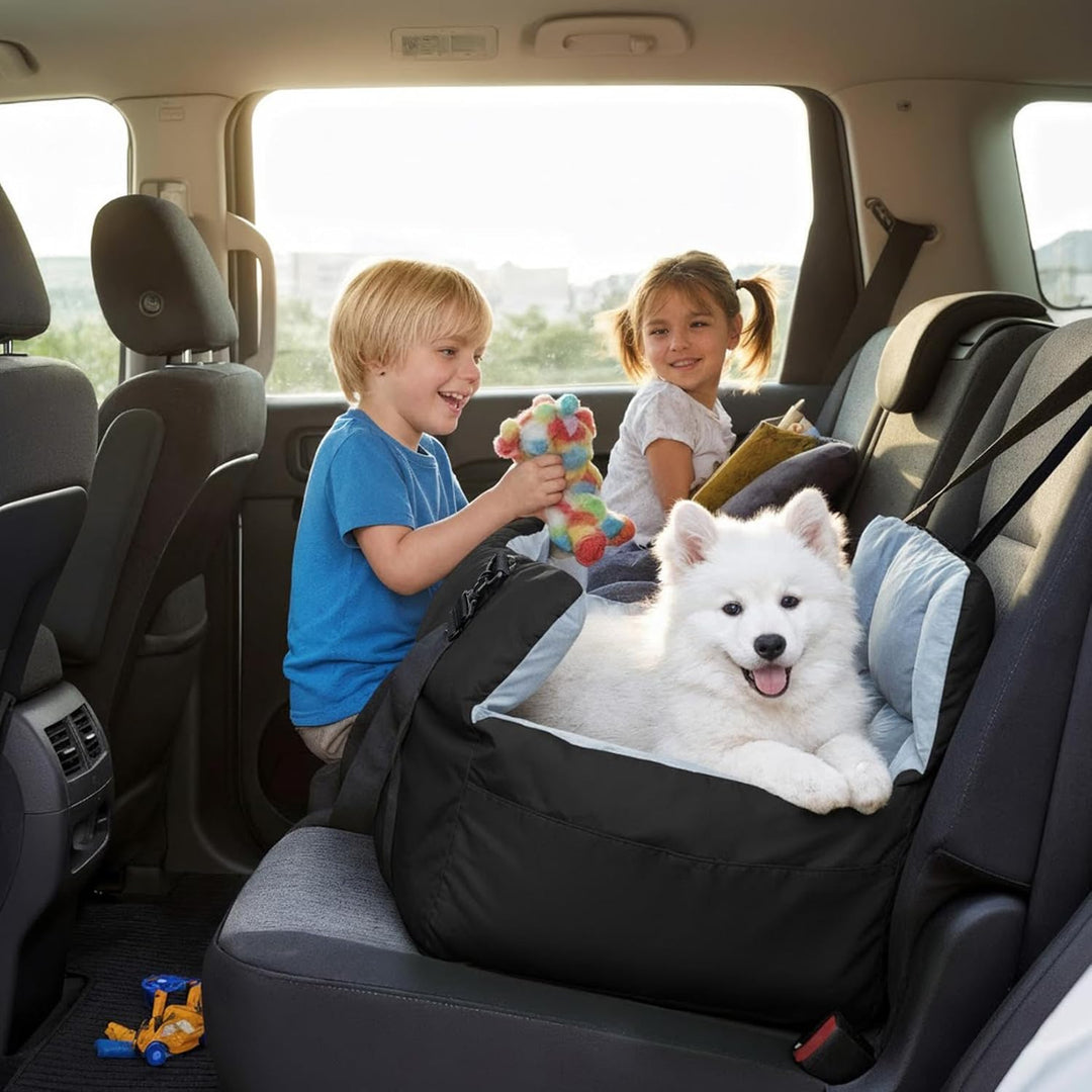 BingoPaw Hunde Autositz für kleine bis mittlere Hunde, Abnehmbar Waschbar Weich Hundesitz, Tragbar H