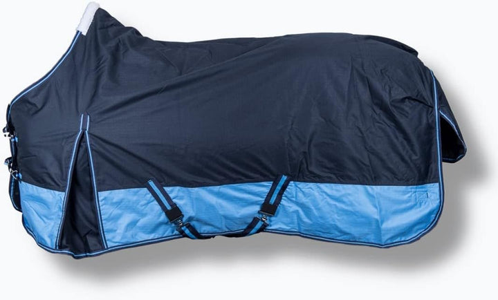 RL24 - Winterdecke 300g Füllung 600D BASICLINE blau/Babyblau 95cm Blau/Babyblau (Altes Modell) 95cm