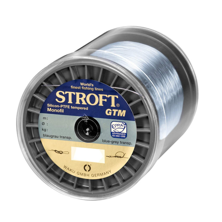 STROFT GTM 1000 m Monofile Angelschnur 0.08 mm bis 0.60 mm Blaugrau transparent 0,050mm-0,5kg, 0,050