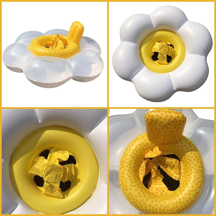 Baby Schwimmring Float, Baby Sun Flower Schwimmring Kinder Aufblasbarer Schwimmring Schwimmbecken Zu