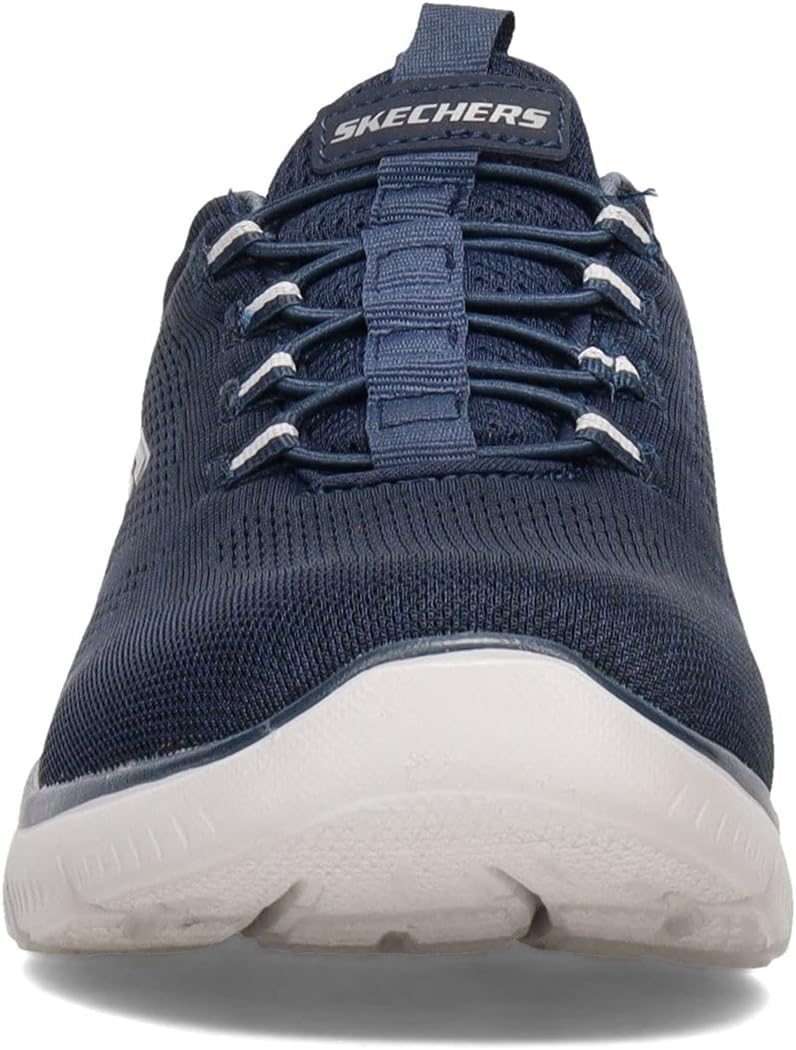 Skechers Damen Bobs Squad Sneaker 40.5 EU Weit Marineblau, 40.5 EU Weit Marineblau