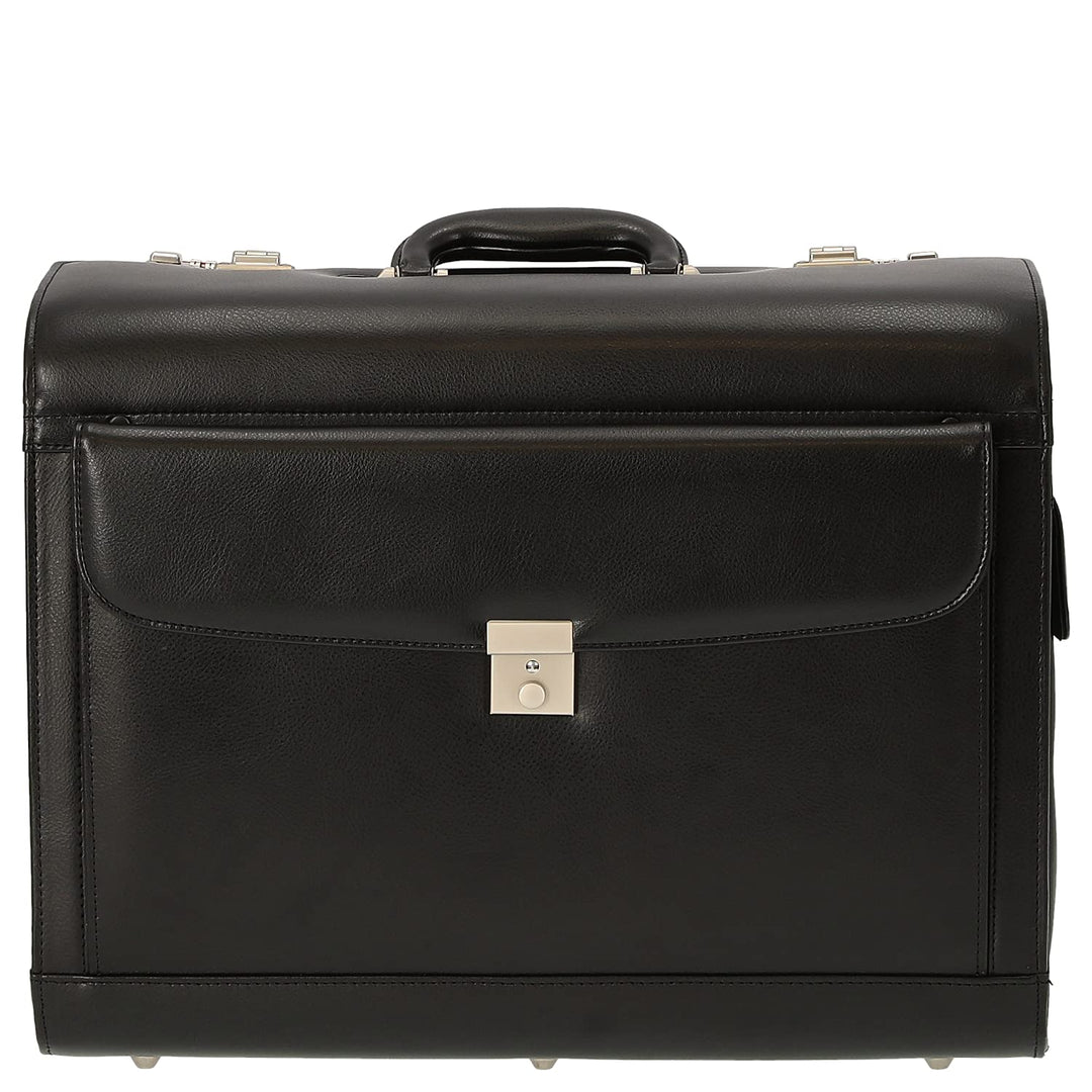 D&N Business Line Pilotenkoffer, 45 cm, 33L, Schwarz