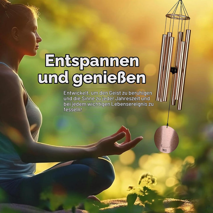 Wind chimes - Aureole Tunes 36" Rose Gold, Gold