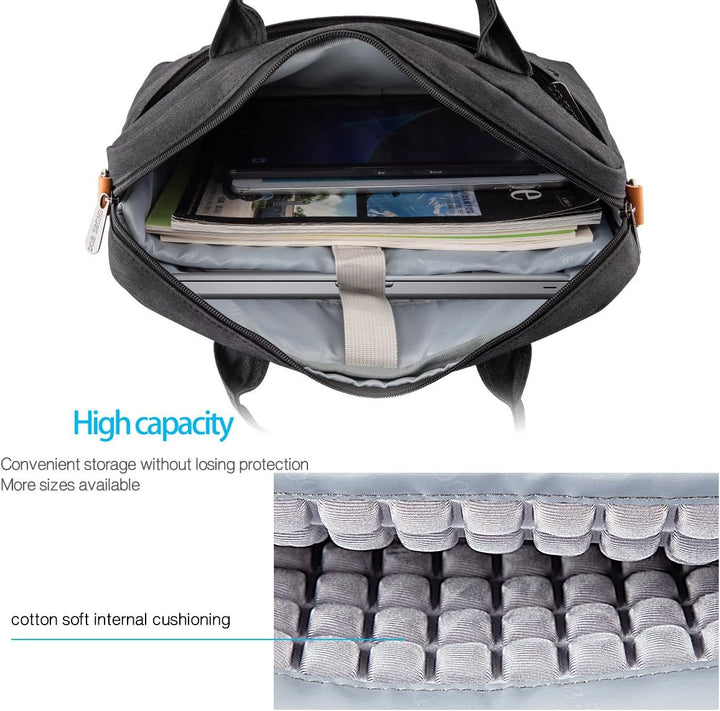 DOB SECHS 15-15.6 Zoll Laptoptasche Aktentaschen Handtasche Tragetasche Schulter Tasche Notebooktasc
