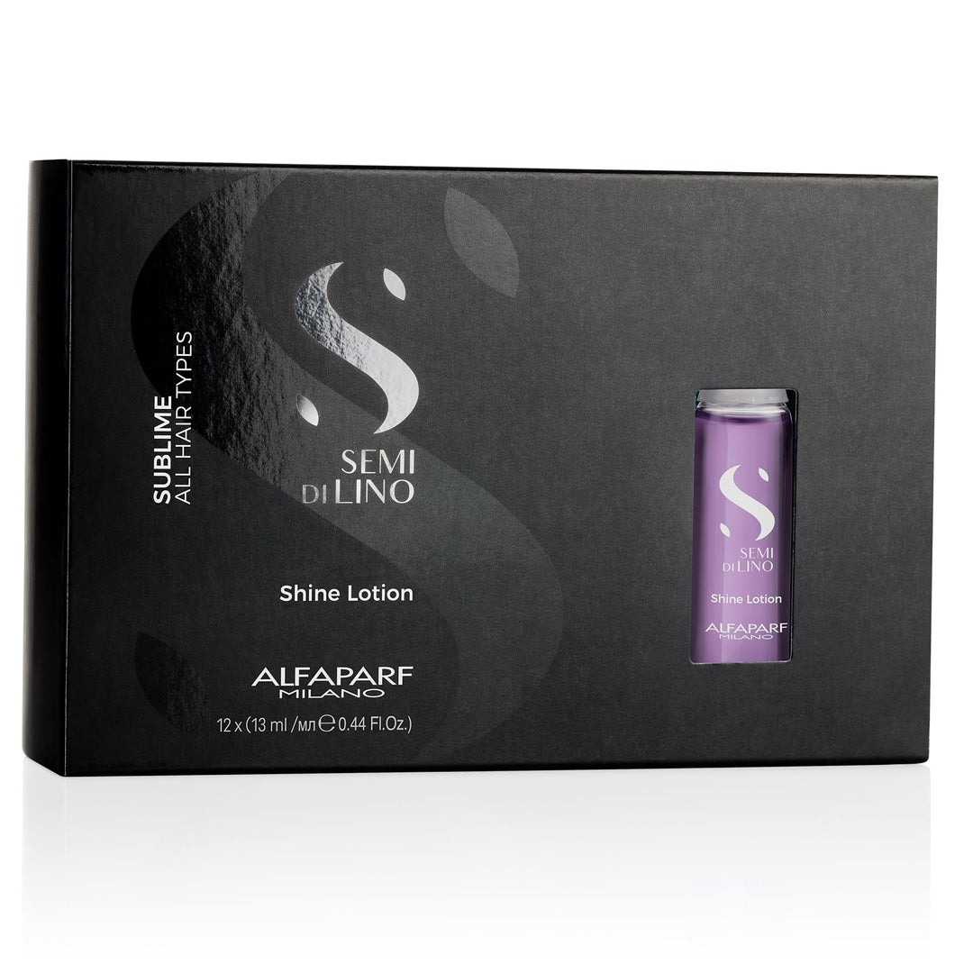 Alfaparf Milano Semi Di Lino Sublime Shine Lotion 12x13ml Único Schwarz, PF016452, 156 ml